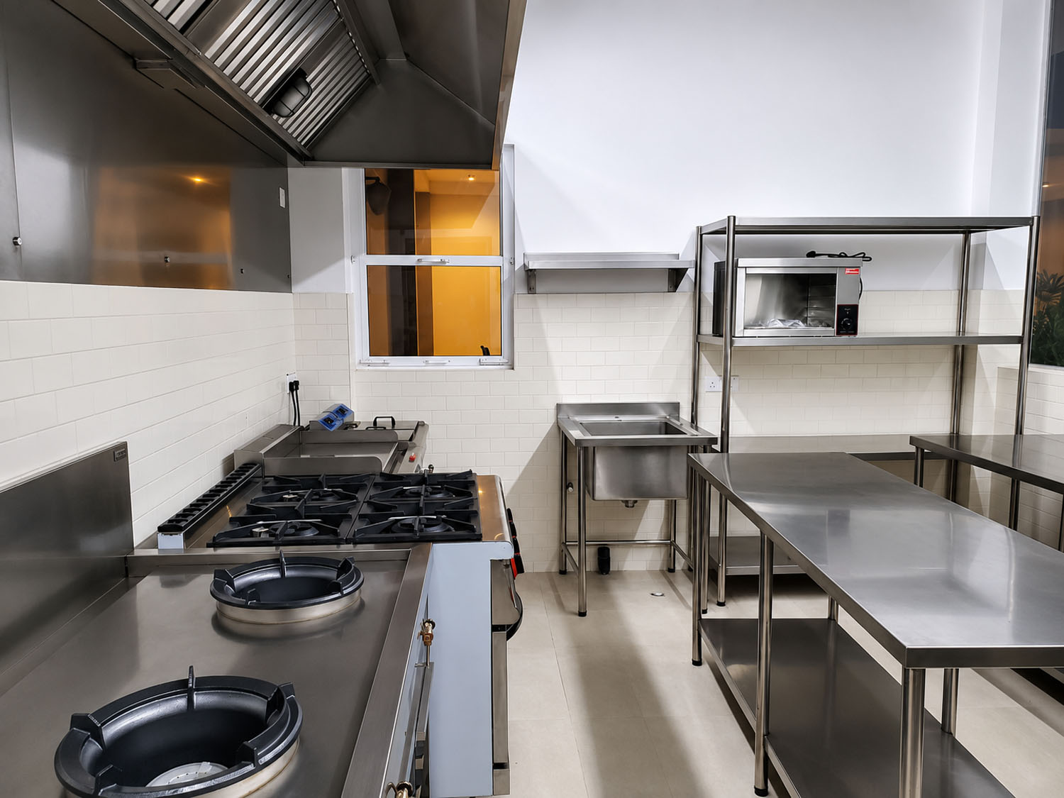 Completed commercial kitchen project 1